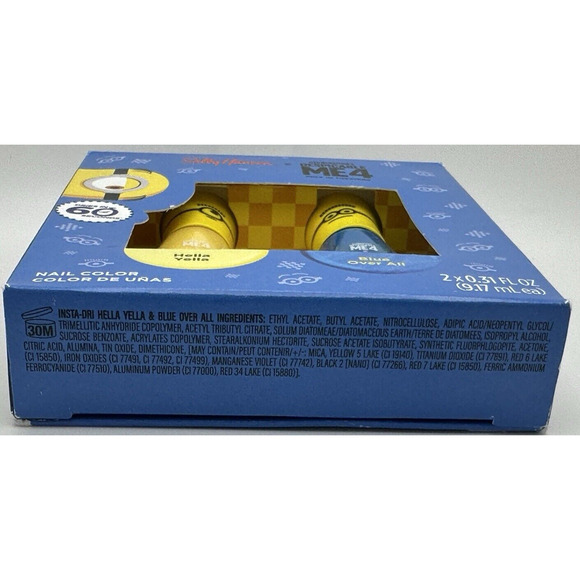 NEW Sally Hansen Insta-Dri Despicable Me Duo – Hella Yella & Blue All Over - Picture 3 of 8